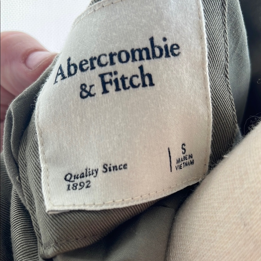 Abercrombie & Fitch Green Utility Jacket - Picture 6 of 6